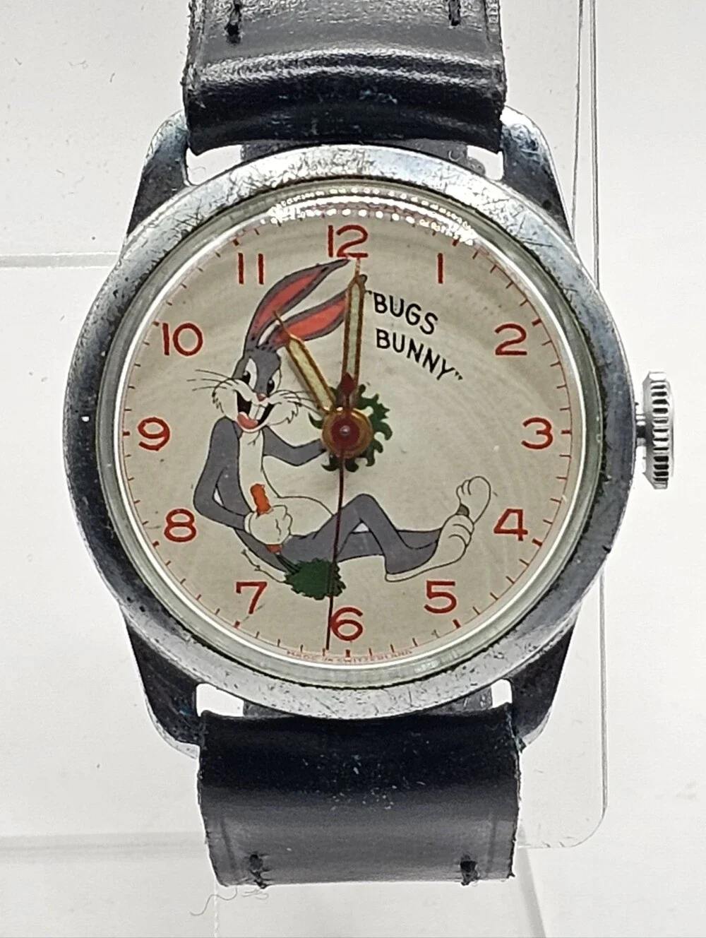 1951 Rexal Drugs 3rd Variation Bugs Bunny Manually Wound Wristwatch Running
